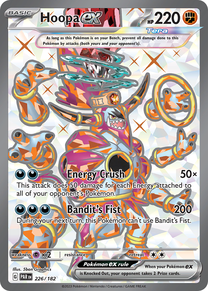 Hoopa ex 226/182 Ultra Rare | Paradox Rift | Pokemon Card