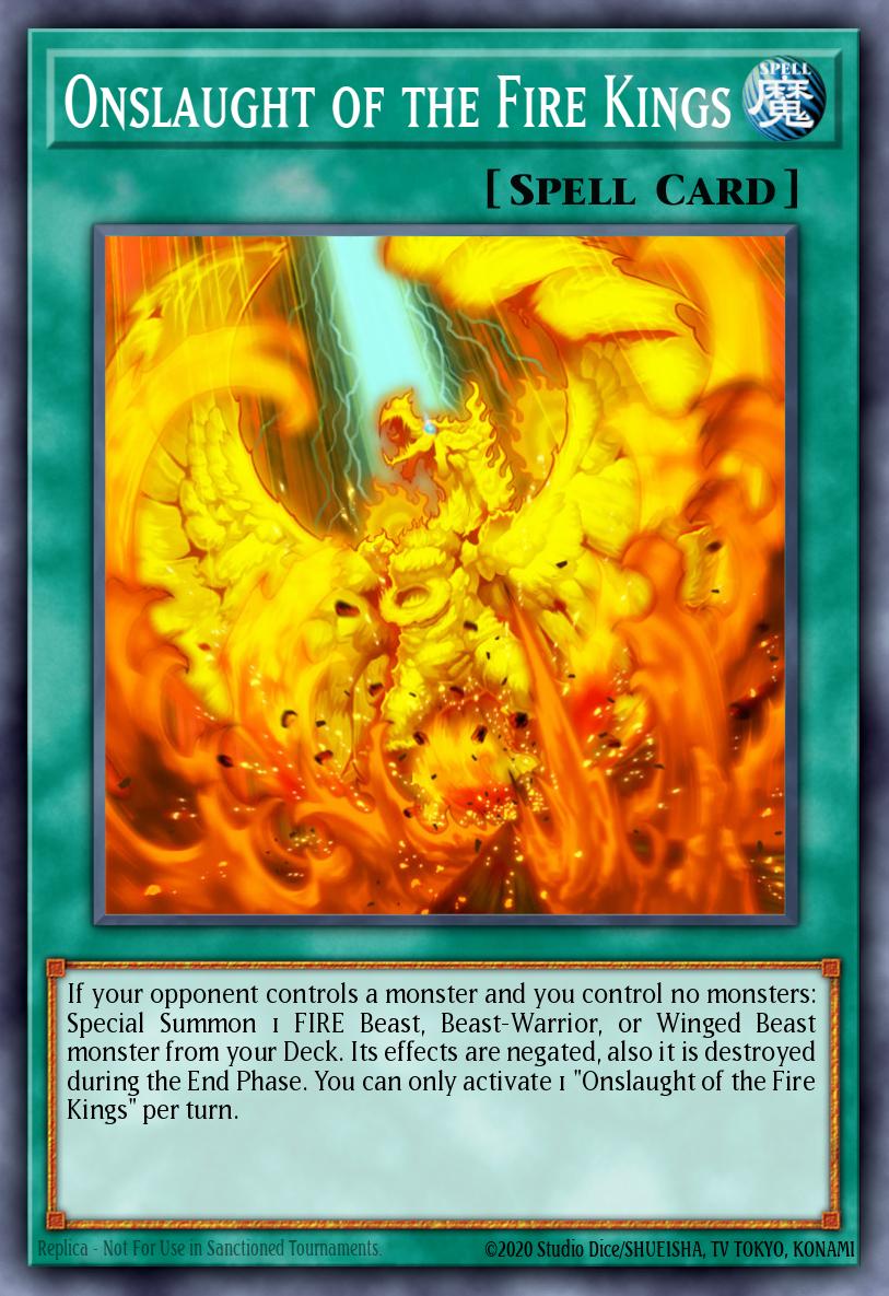Onslaught of the Fire Kings - HISU-EN055 Super Rare | Yu-Gi-Oh! Card Brickheads Collectables Onslaught of the Fire Kings - HISU-EN055 Super Rare | Yu-Gi-Oh! Card Brickheads Collectables