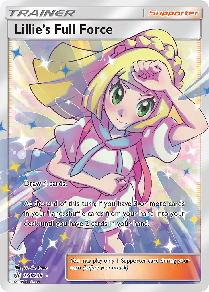 Lillie's Full Force 230/236 Rare Ultra | Cosmic Eclipse | Pokemon Card