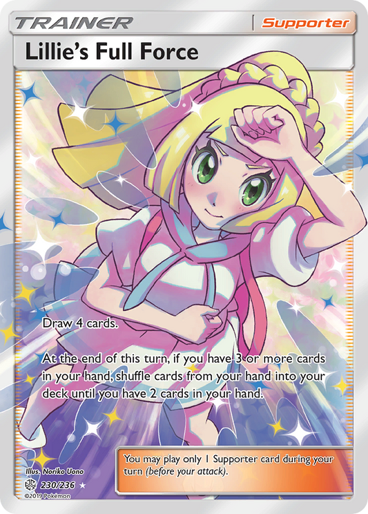 Lillie's Full Force 230/236 Rare Ultra | Cosmic Eclipse | Pokemon Card