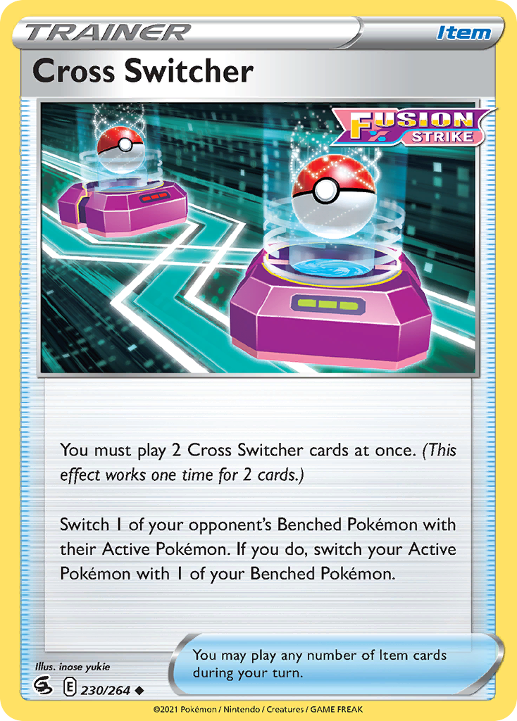 Cross Switcher 230/264 Uncommon | Fusion Strike | Pokemon Card
