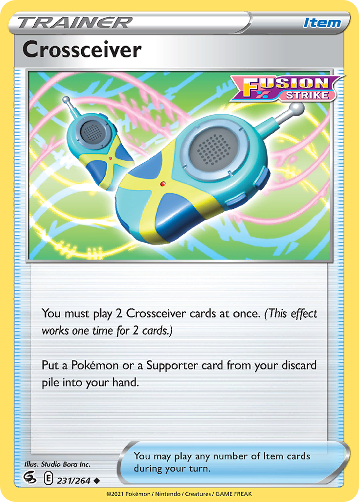Crossceiver 231/264 Uncommon | Fusion Strike | Pokemon Card