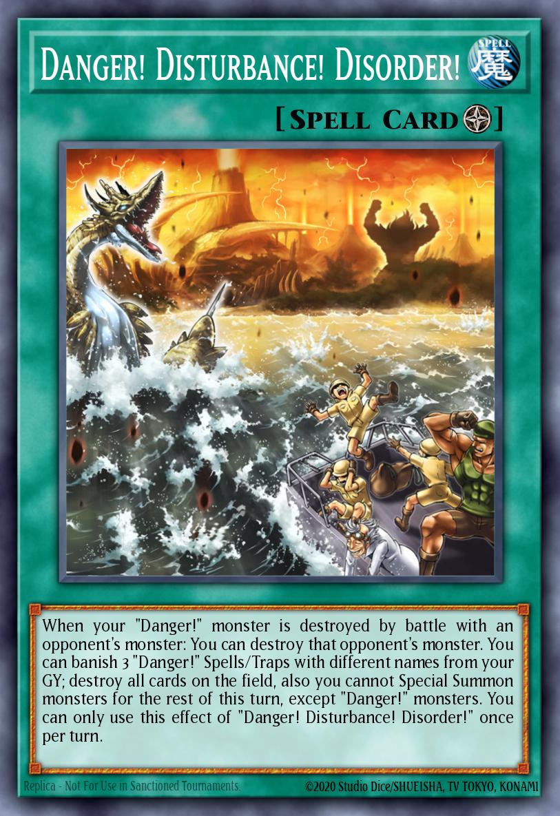 dirty yugioh cards Danger! Disturbance! Disorder! - MP22-EN248 Ultra Rare