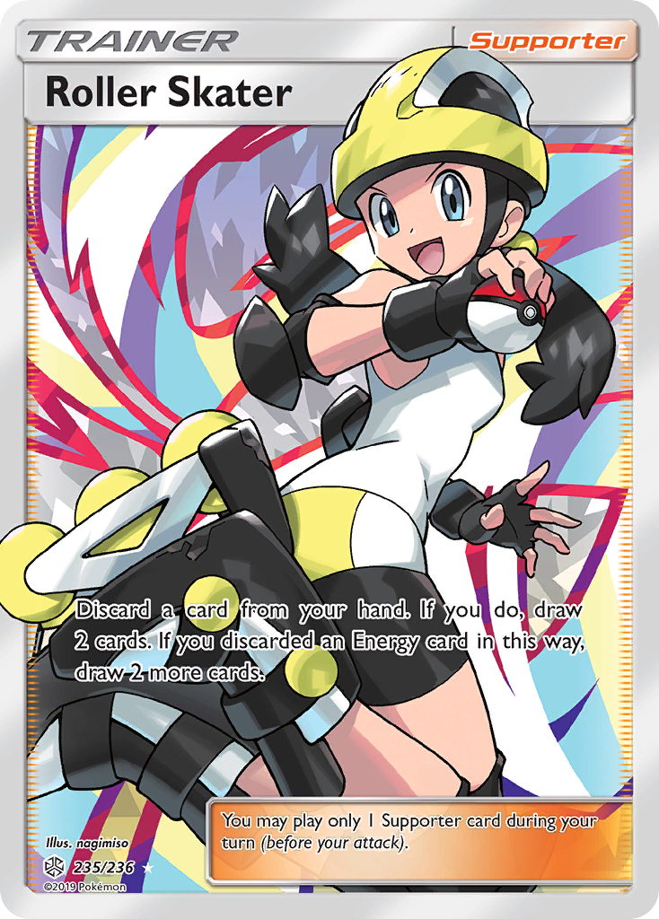 Roller Skater 235/236 Rare Ultra | Cosmic Eclipse | Pokemon Card