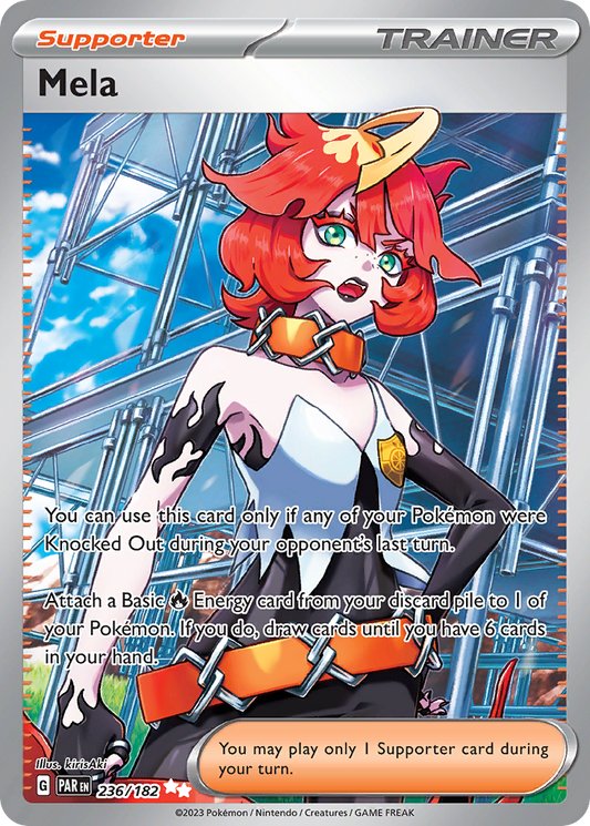 Mela 236/182 Ultra Rare | Paradox Rift | Pokemon Card