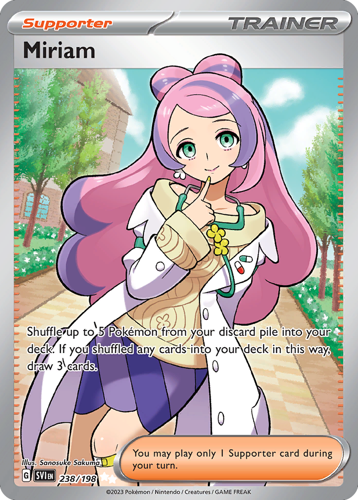 Miriam 238/198 Ultra Rare | Scarlet & Violet | Pokemon Card