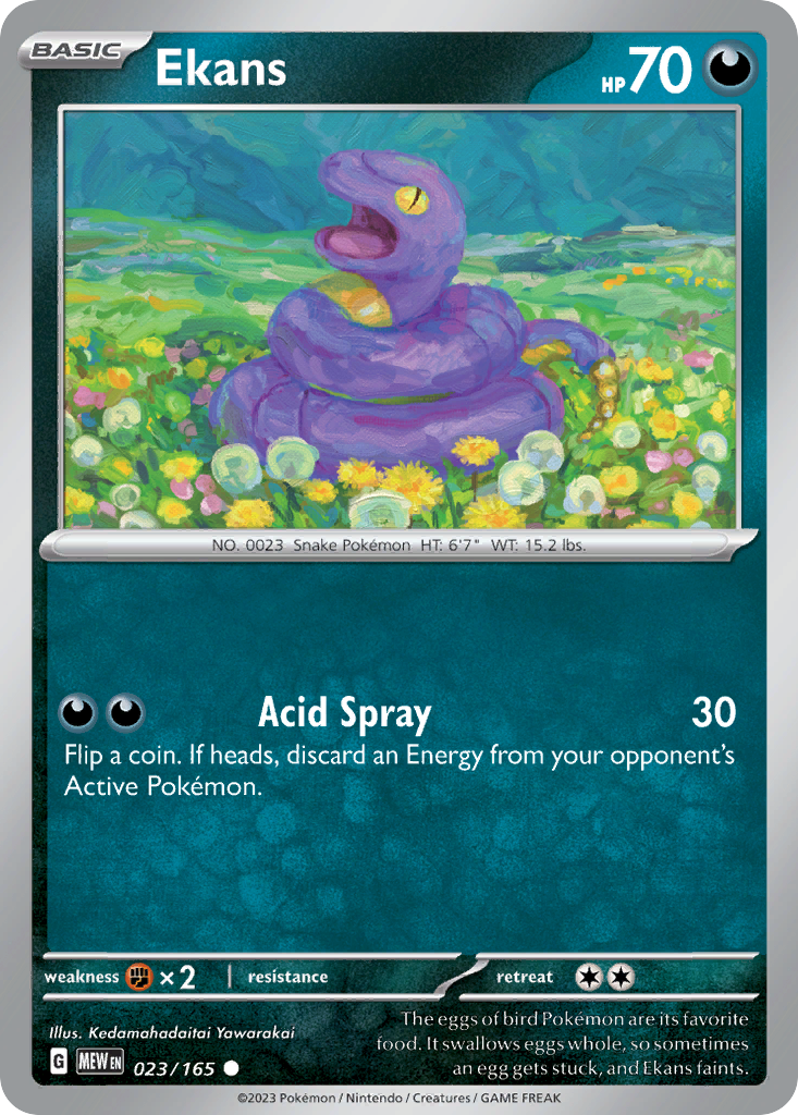 Buy Ekans 023/165 Common | 151