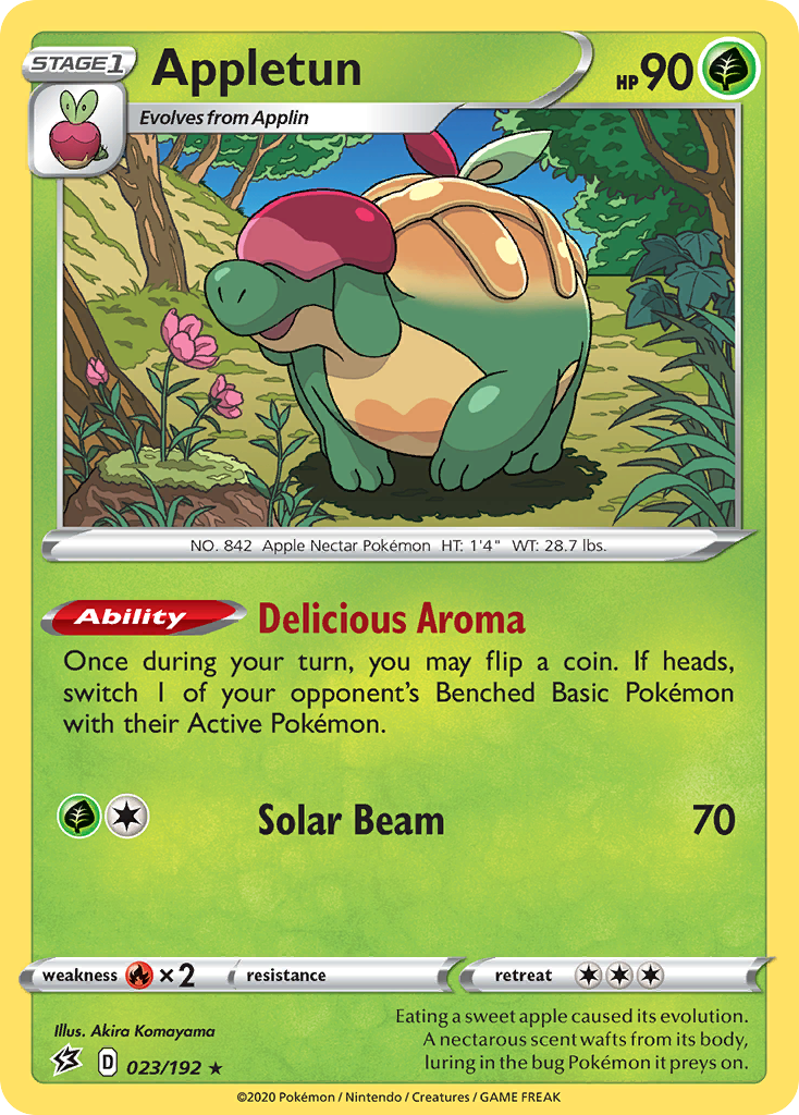 Appletun 23/192 Rare Holo | Rebel Clash | Pokemon Card