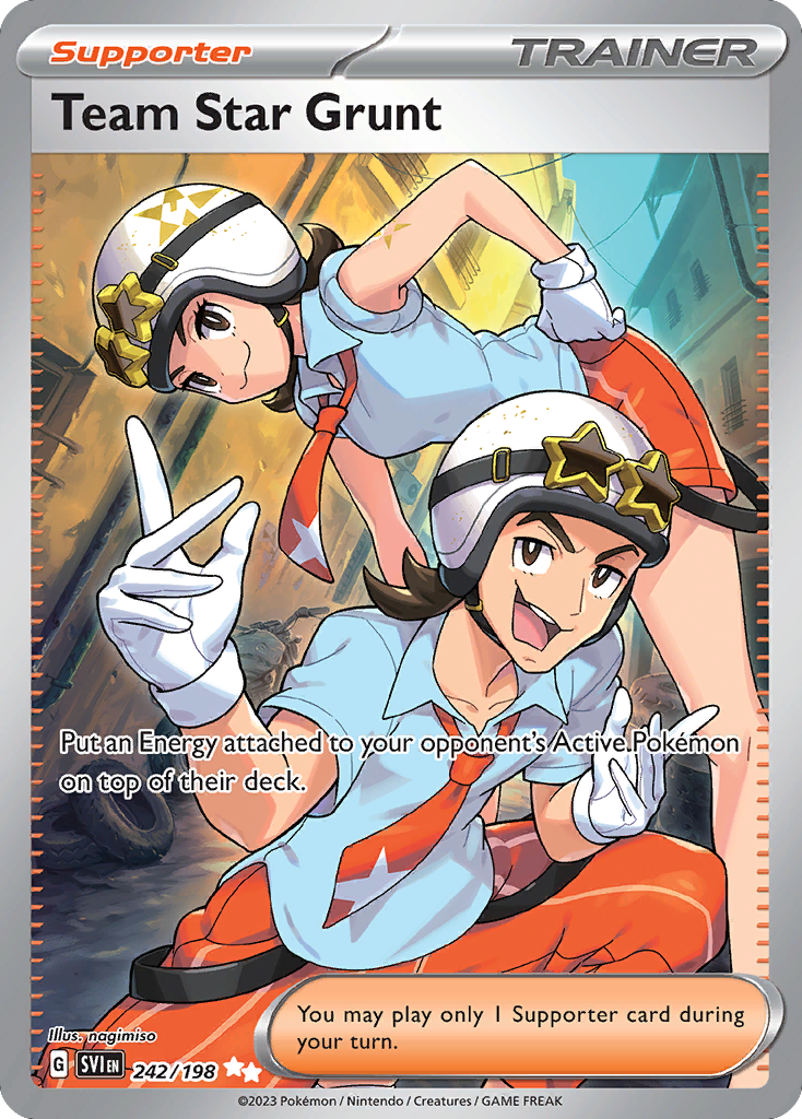 Team Star Grunt 242/198 Ultra Rare | Scarlet & Violet | Pokemon Card