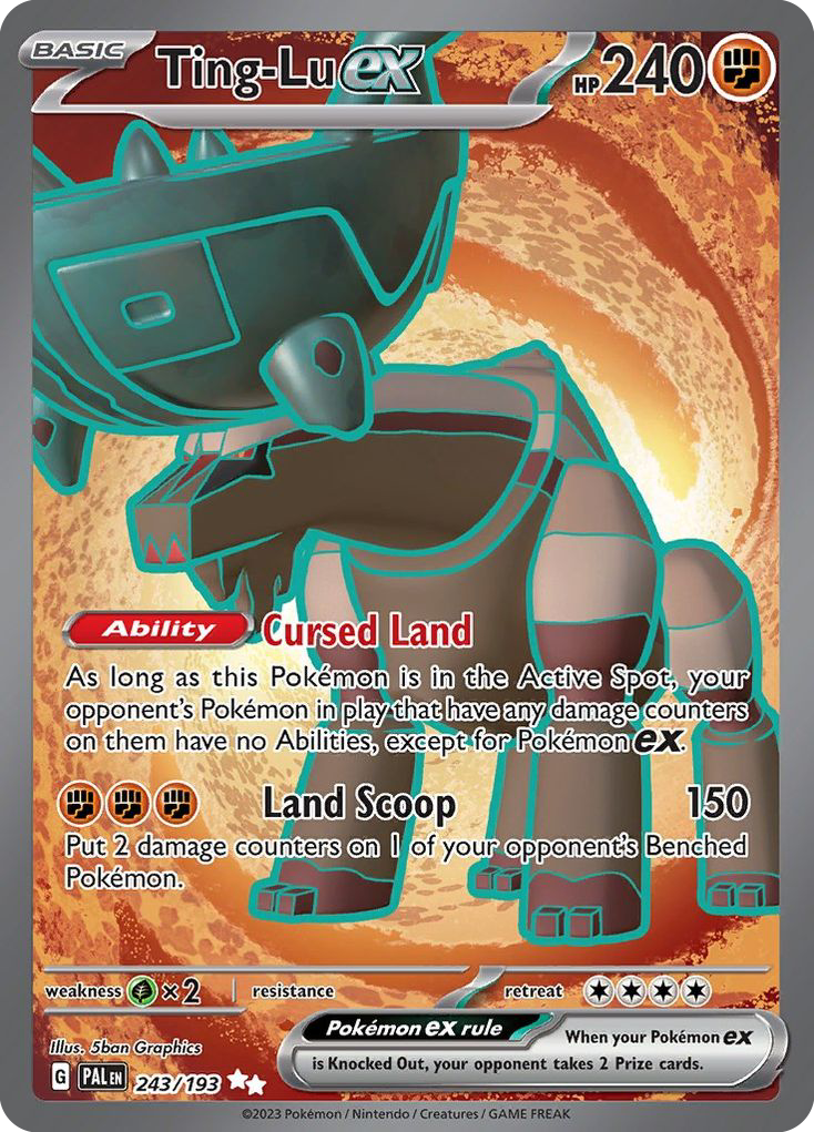Ting-Lu ex 243/193 Ultra Rare | Paldea Evolved | Pokemon Card