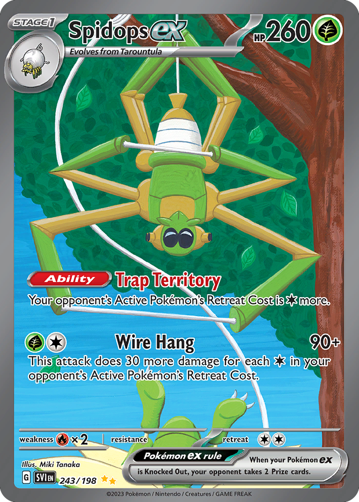 Spidops ex 243/198 Special Illustration Rare | Scarlet & Violet | Pokemon Card