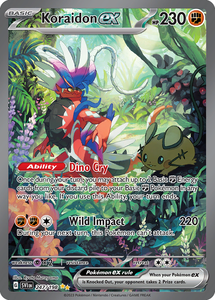 Koraidon ex 247/198 Special Illustration Rare | Scarlet & Violet | Pokemon Card