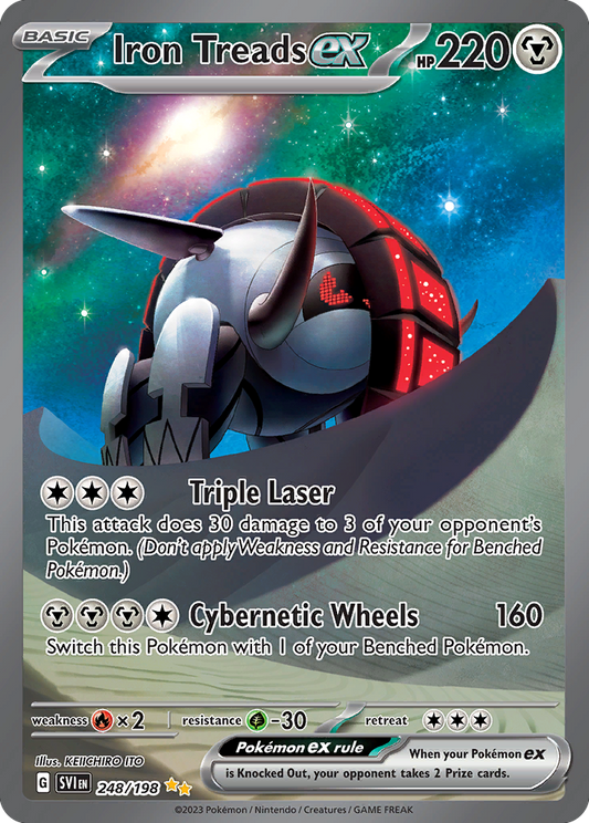 Iron Treads ex 248/198 Special Illustration Rare | Scarlet & Violet | Pokemon Card
