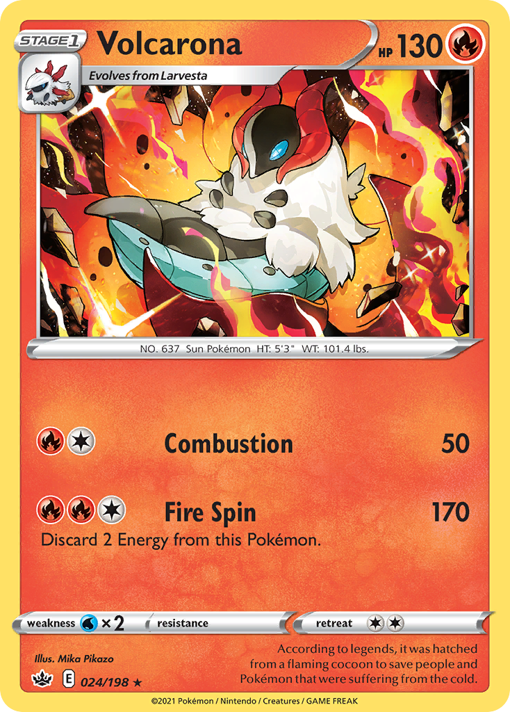 Buy Volcarona Rare | Chilling Reign | Pokemon Card Australia Brickheads Collectables Buy Volcarona Rare | Chilling Reign | Pokemon Card Australia Brickheads Collectables