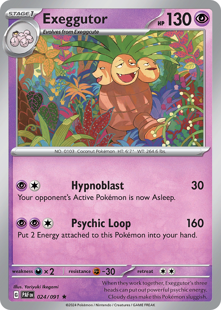 Buy Exeggutor Rare | Paldean Fates | Pokemon Card Australia Brickheads Collectables Buy Exeggutor Rare | Paldean Fates | Pokemon Card Australia Brickheads Collectables