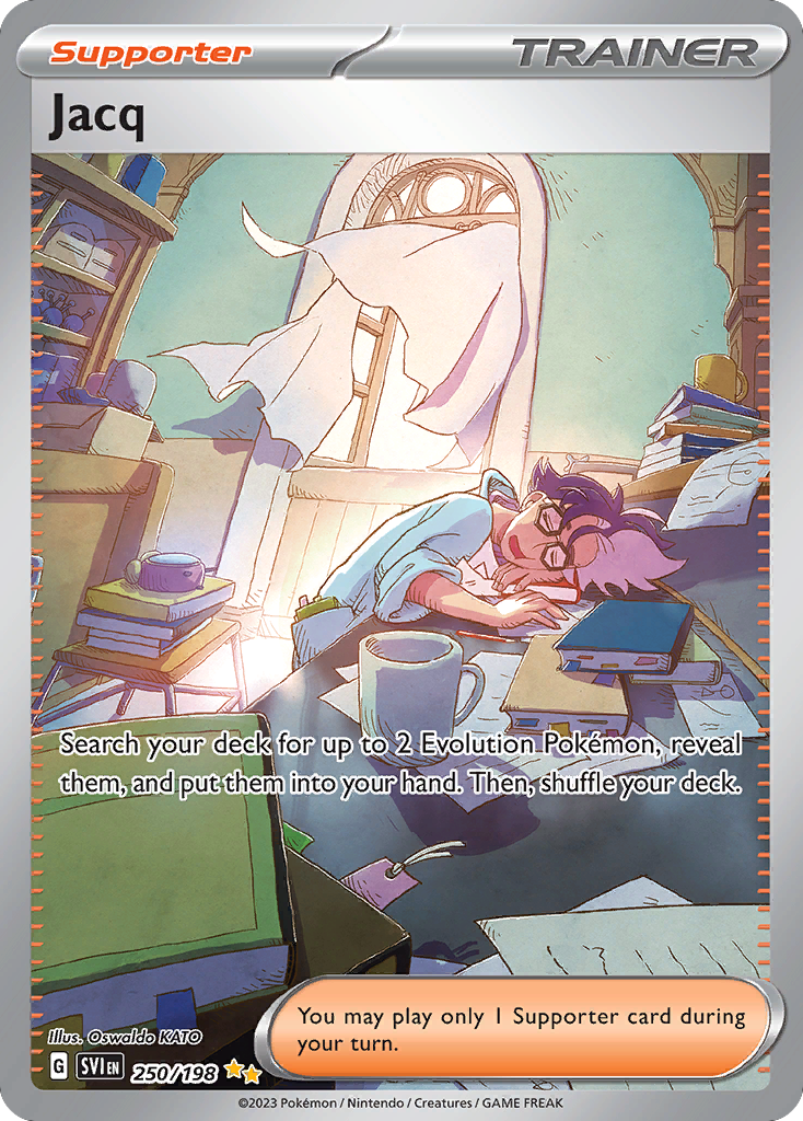 Jacq 250/198 Special Illustration Rare | Scarlet & Violet | Pokemon Card