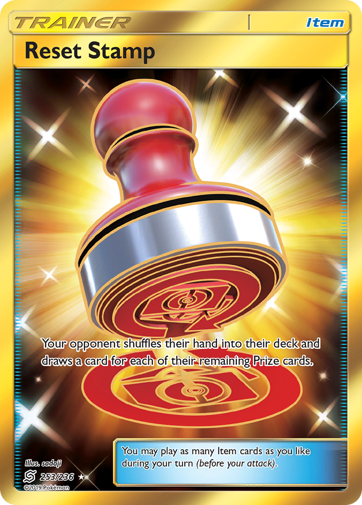 Reset Stamp 253/236 Rare Secret | Unified Minds | Pokemon Card