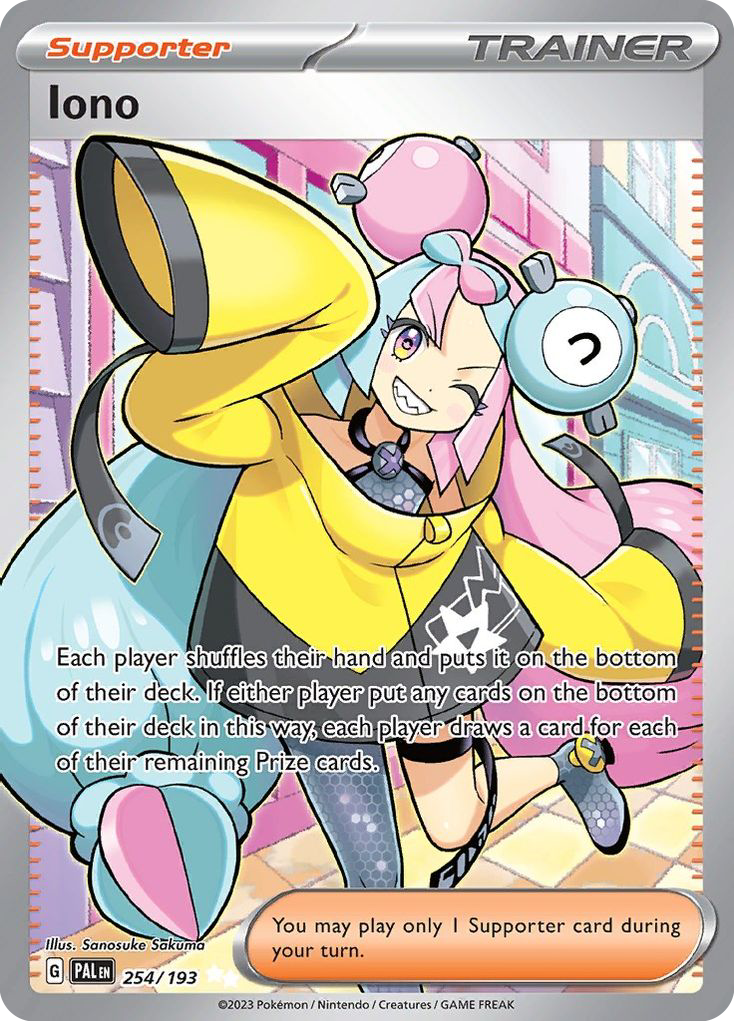 Iono 254/193 Ultra Rare | Paldea Evolved | Pokemon Card