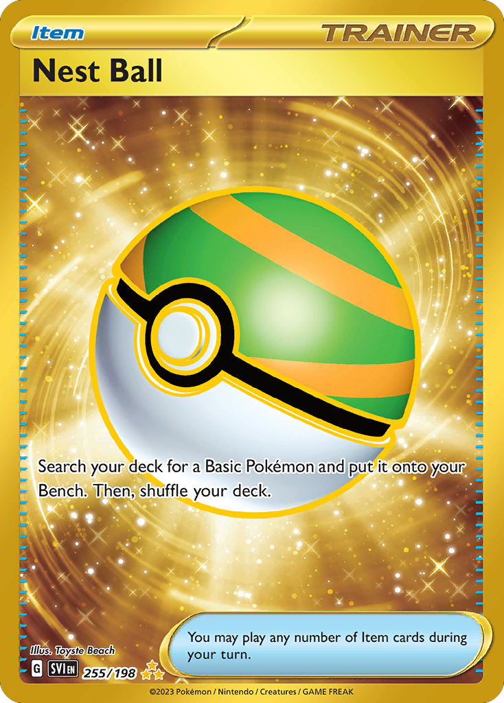 Nest Ball 255/198 Hyper Rare | Scarlet & Violet | Pokemon Card
