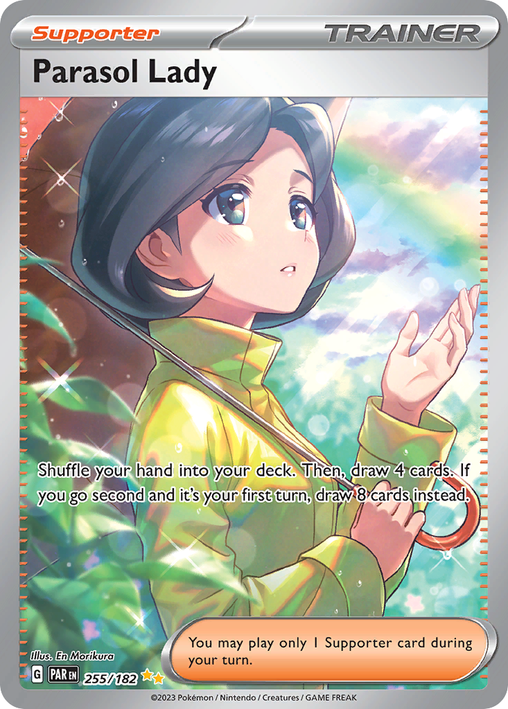 Parasol Lady 255/182 Special Illustration Rare | Paradox Rift | Pokemon Card