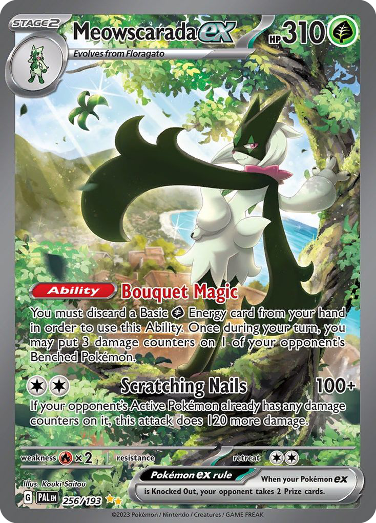 Meowscarada ex 256/193 Special Illustration Rare | Paldea Evolved | Pokemon Card