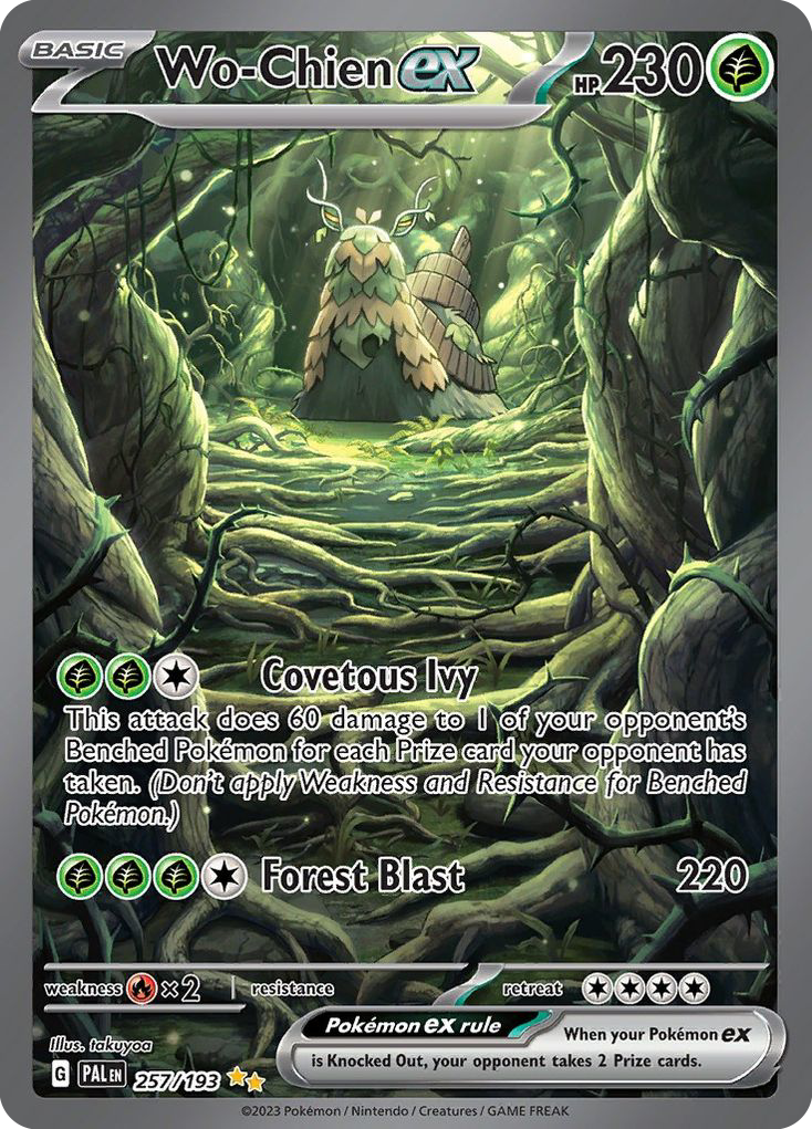 Wo-Chien ex 257/193 Special Illustration Rare | Paldea Evolved | Pokemon Card