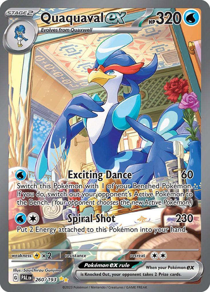 Quaquaval ex 260/193 Special Illustration Rare | Paldea Evolved | Pokemon Card