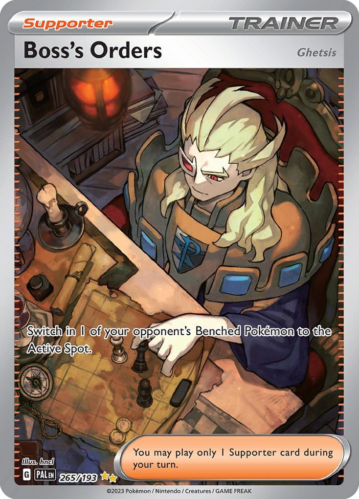 Boss's Orders (Ghetsis) 265/193 Special Illustration Rare | Paldea Evolved | Pokemon Card