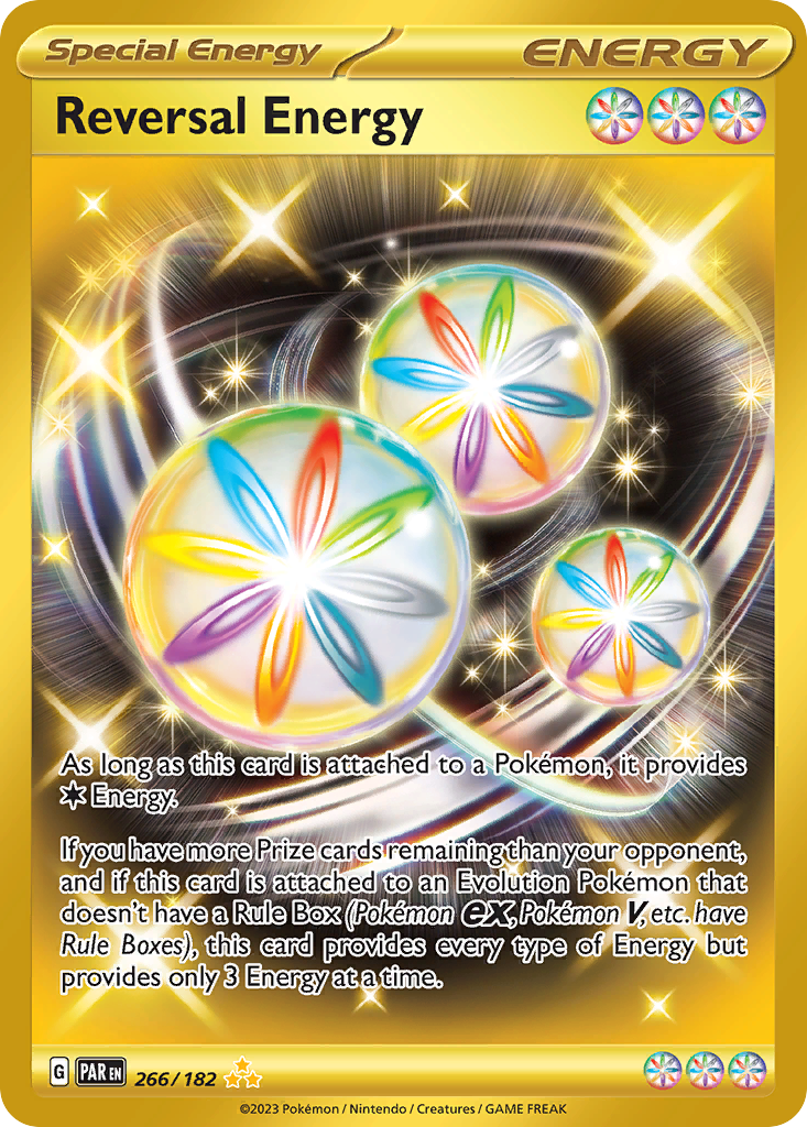Reversal Energy 266/182 Hyper Rare | Paradox Rift | Pokemon Card