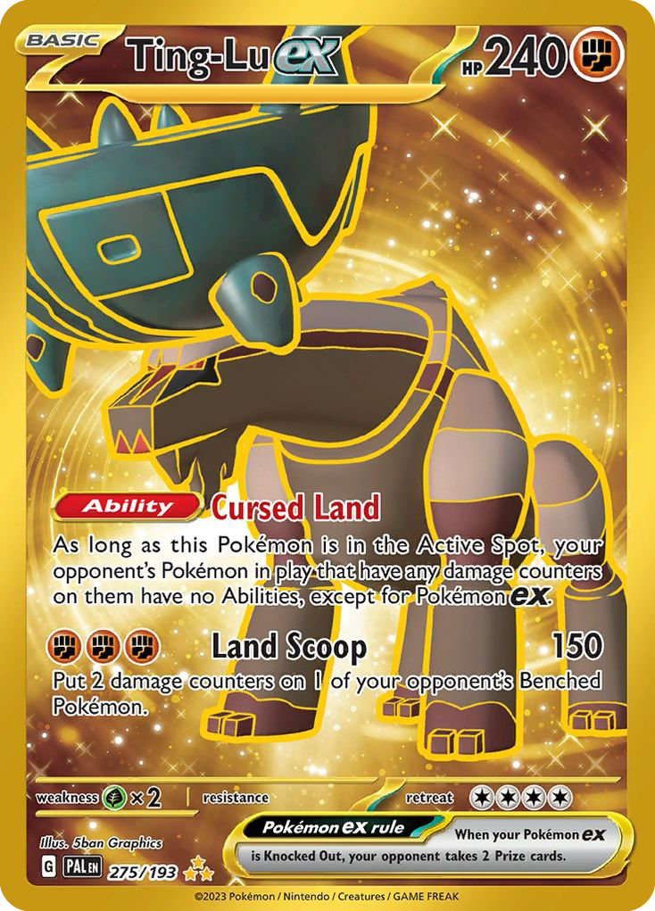 Ting-Lu ex 275/193 Hyper Rare | Paldea Evolved | Pokemon Card