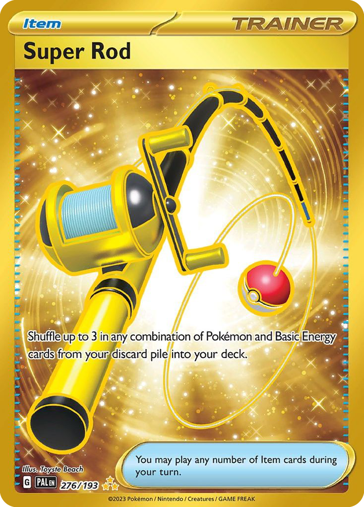 Super Rod 276/193 Hyper Rare | Paldea Evolved | Pokemon Card