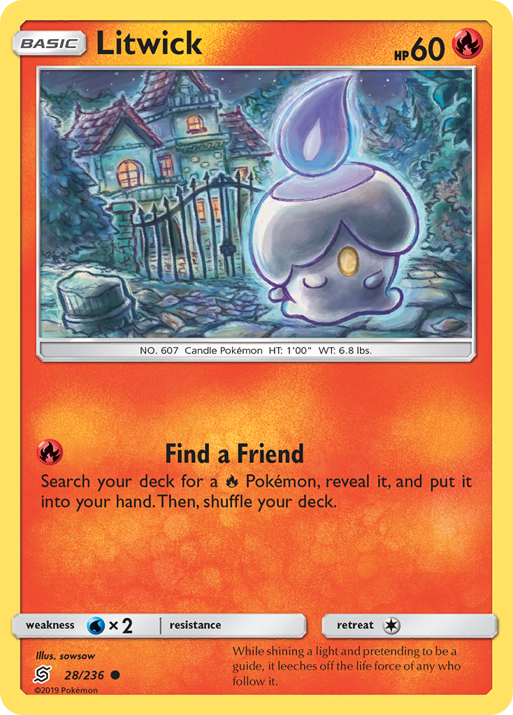 pokemon card 4k Buy Litwick Common | Unified Minds