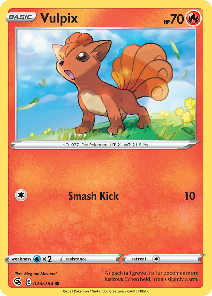 Vulpix 29/264 Common | Fusion Strike | Pokemon Card Vulpix 29/264 Common | Fusion Strike | Pokemon Card