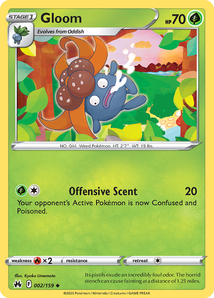 Buy Gloom Uncommon | Crown Zenith | Pokemon Card Australia Brickheads Collectables Buy Gloom Uncommon | Crown Zenith | Pokemon Card Australia Brickheads Collectables