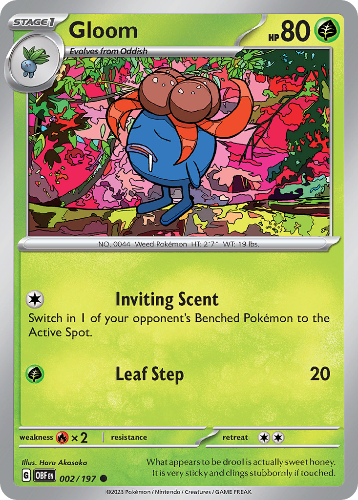 Buy Gloom Common | Obsidian Flames | Pokemon Card Australia