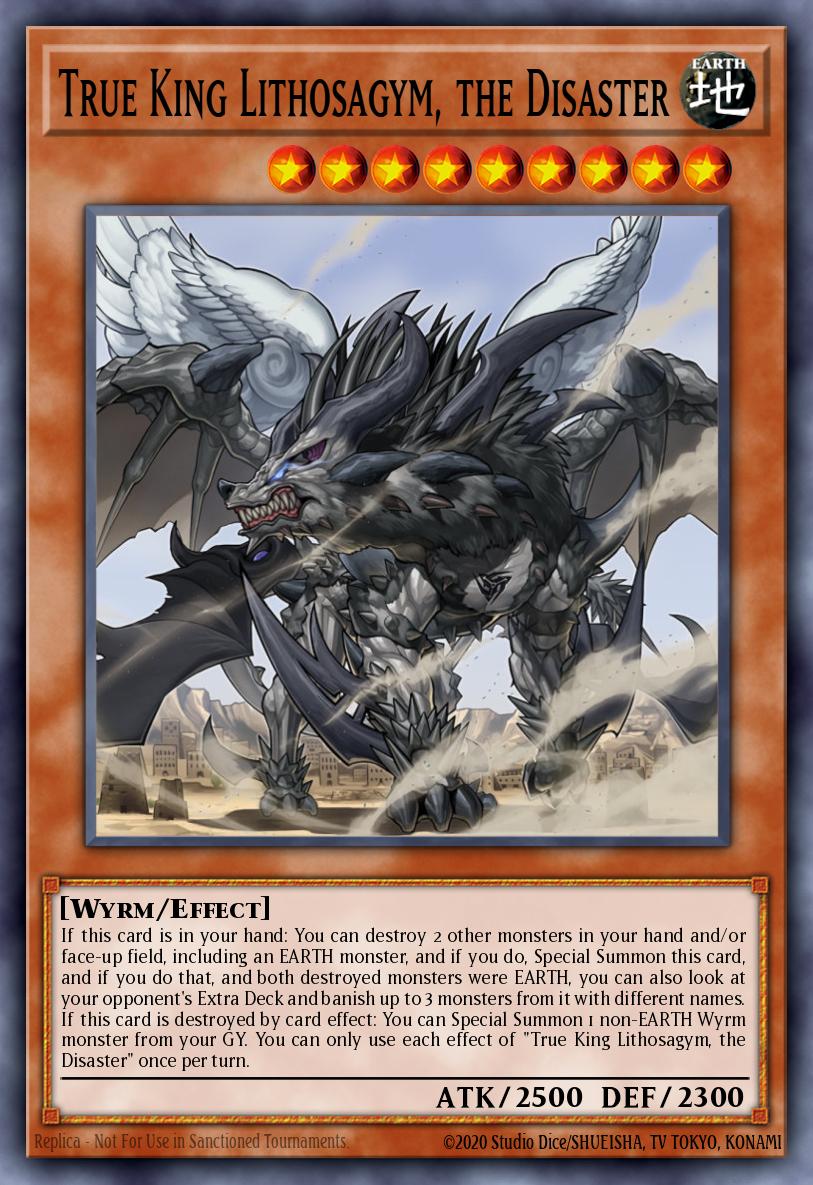 True King Lithosagym, the Disaster - TOCH-EN038 Rare