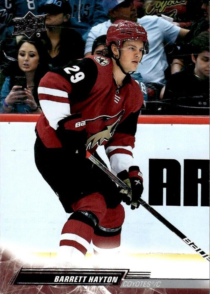 Barrett Hayton #9 Arizona Coyotes | 2022-23 Upper Deck | NHL Trading Card