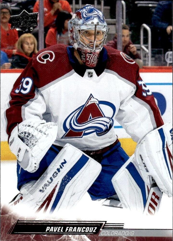 Pavel Francouz #45 Colorado Avalanche | 2022-23 Upper Deck | NHL Trading Card