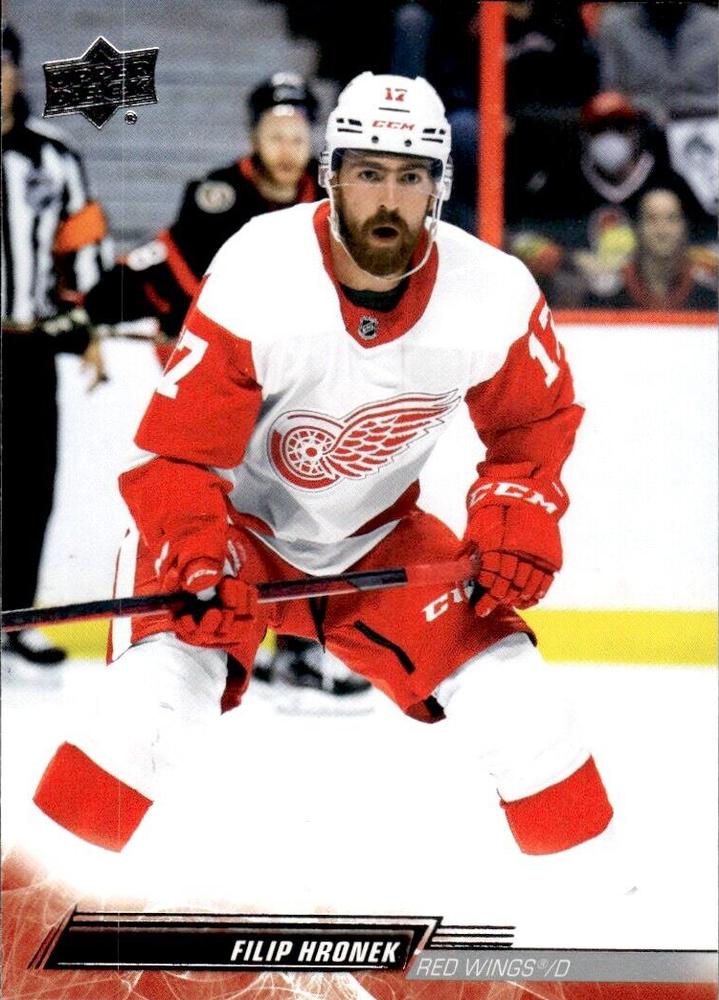 Filip Hronek #63 Detroit Red Wings | 2022-23 Upper Deck | NHL Trading Card