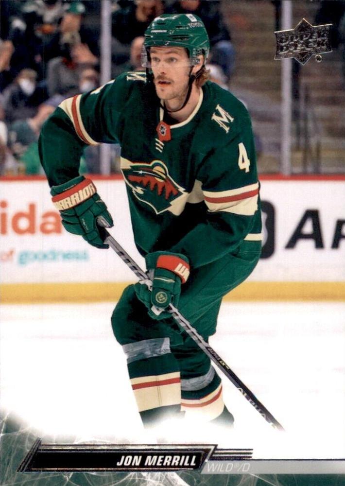 Jon Merrill #86 Minnesota Wild | 2022-23 Upper Deck | NHL Trading Card