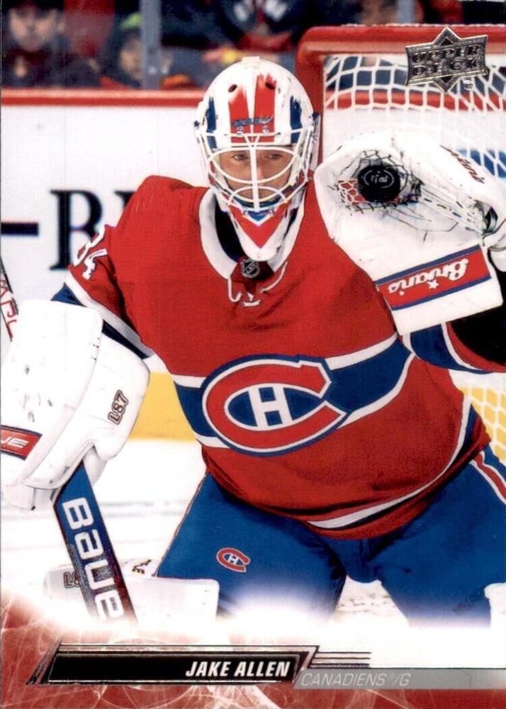 Jake Allen #93 Montreal Canadiens | 2022-23 Upper Deck | NHL Trading Card