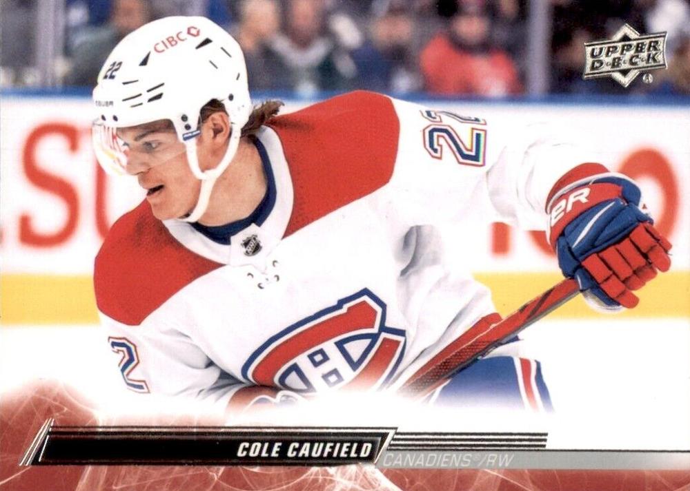 Cole Caufield #95 Montreal Canadiens | 2022-23 Upper Deck | NHL Trading Card