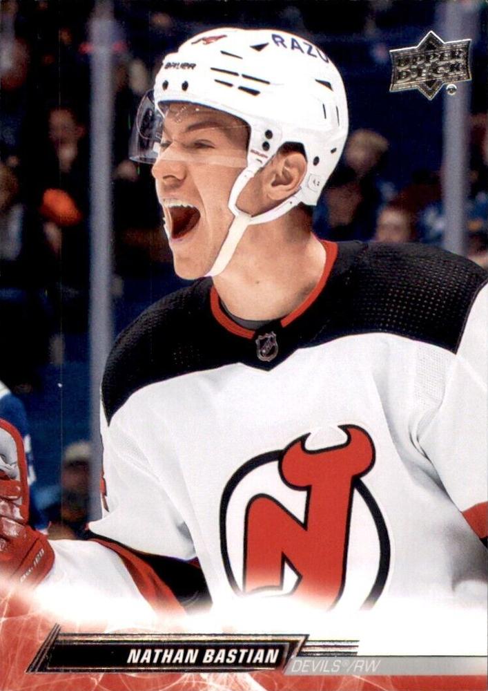 Nathan Bastian #106 New Jersey Devils | 2022-23 Upper Deck | NHL Trading Card