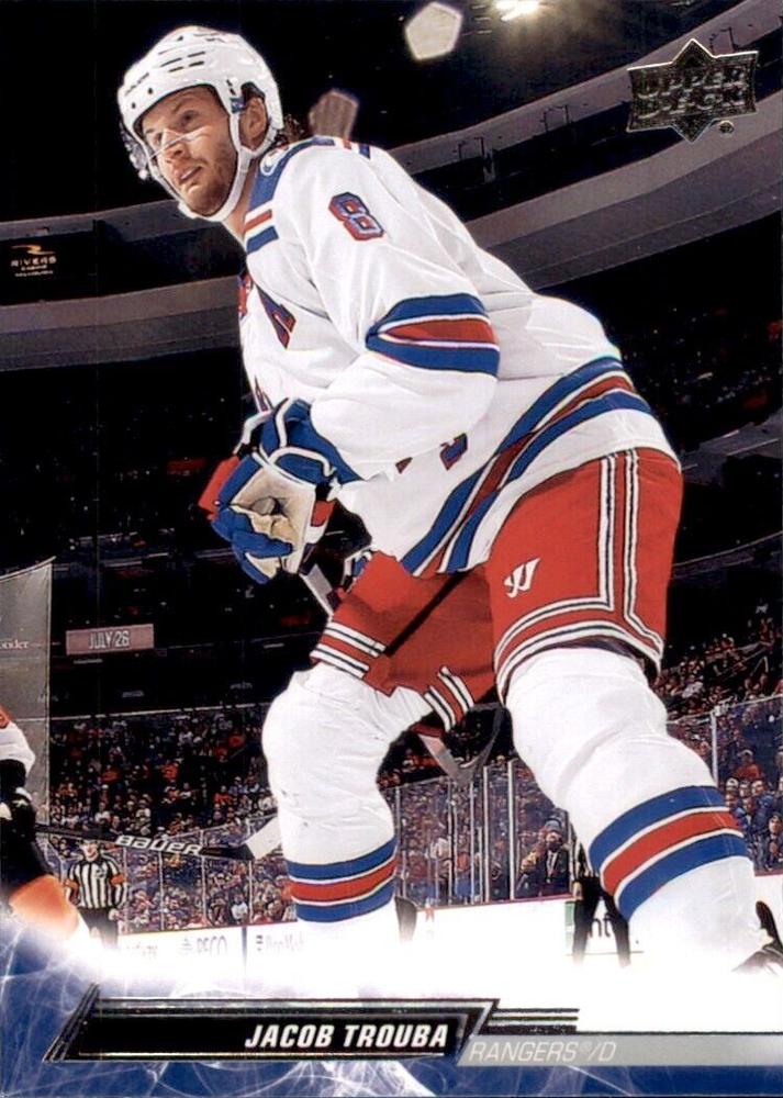 Jacob Trouba #124 New York Rangers | 2022-23 Upper Deck | NHL Trading Card