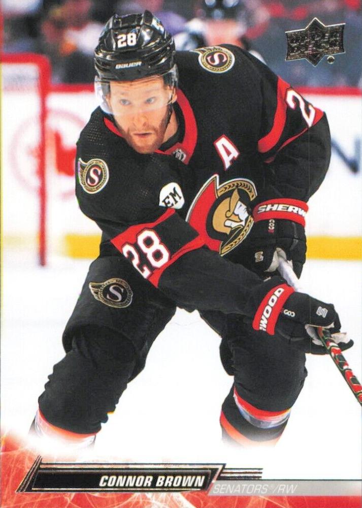 Connor Brown #126 Ottawa Senators | 2022-23 Upper Deck | NHL Trading Card