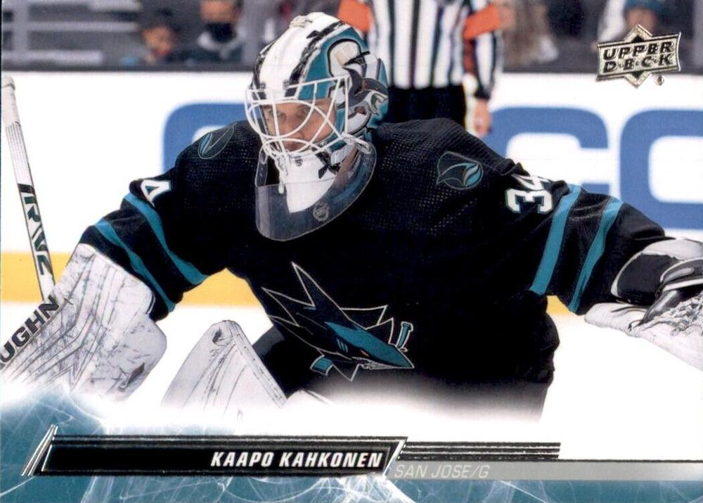 Kaapo Kahkonen #145 San Jose Sharks | 2022-23 Upper Deck | NHL Trading Card