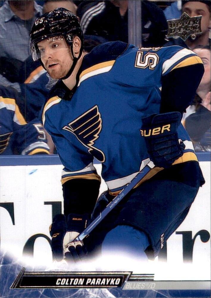 Colton Parayko #160 St. Louis Blues | 2022-23 Upper Deck | NHL Trading Card