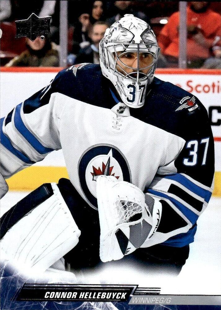 Connor Hellebuyck #197 Winnipeg Jets | 2022-23 Upper Deck | NHL Trading Card