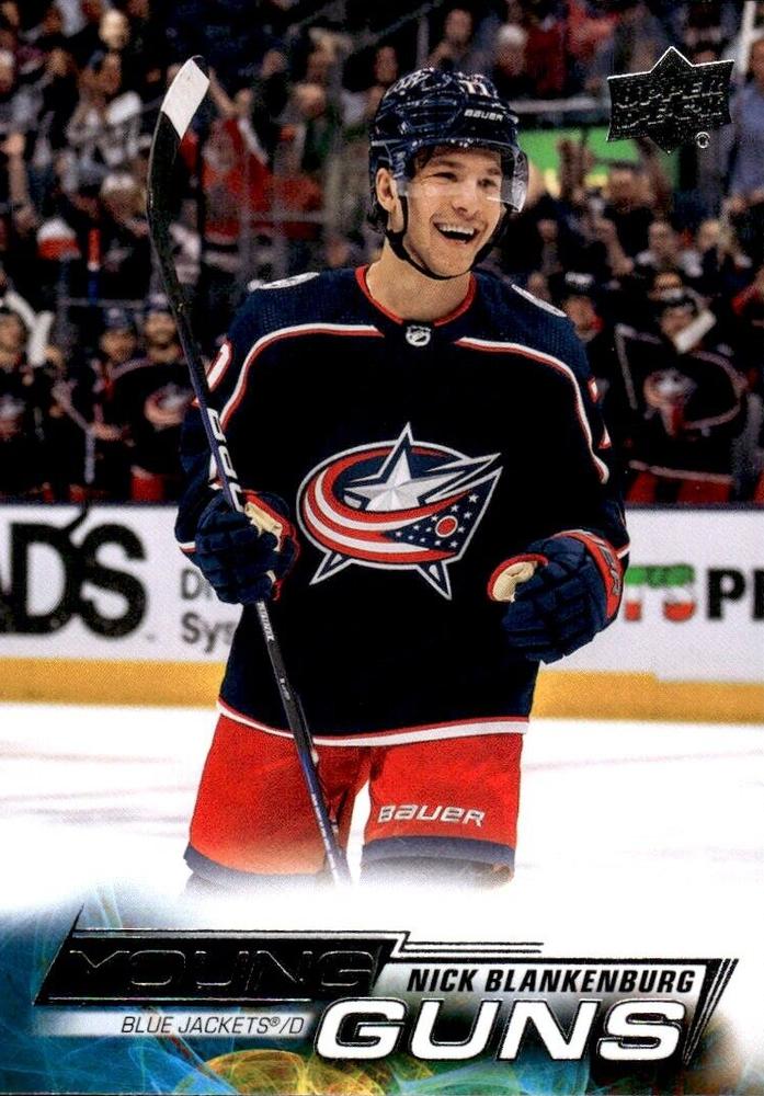 Nick Blankenburg 
YG, RC #202 Columbus Blue Jackets | 2022-23 Upper Deck | NHL Card
