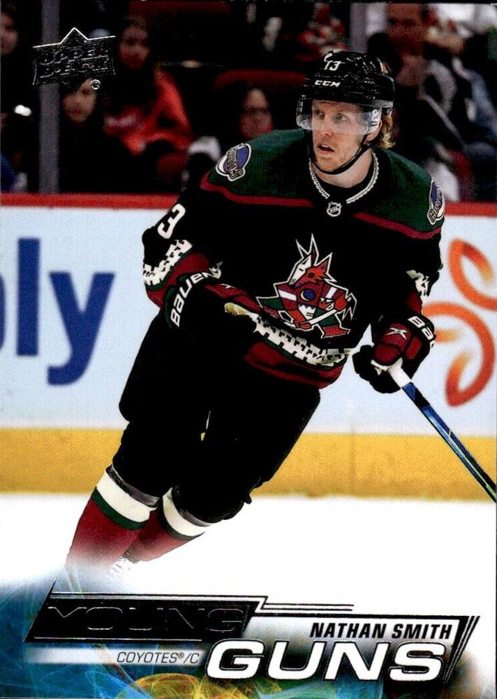 Nathan Smith 
YG, RC #206 Arizona Coyotes | 2022-23 Upper Deck | NHL Card